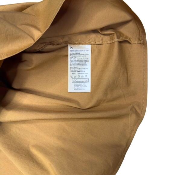 Scotch and Soda Voluminous Long Sleeve Organic Cotton Shift Dress Size Large - Picture 9 of 10